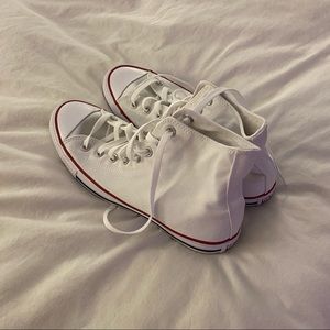 White Hightop Converse